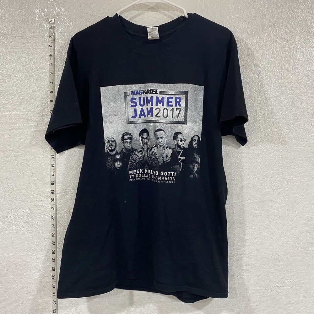 106 KMEL Summer Jam 2017 Shirt Size Large Ty Dolla Russ Meek Mill Post Malone